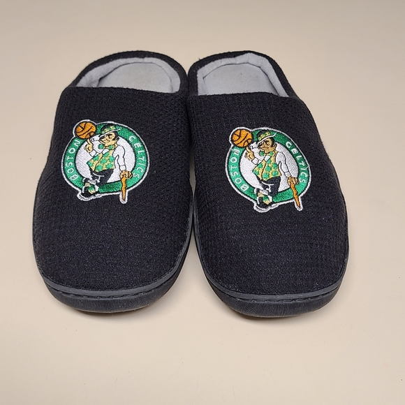 Boston Celtics embroidered slippers size 9-10 - Picture 2 of 8